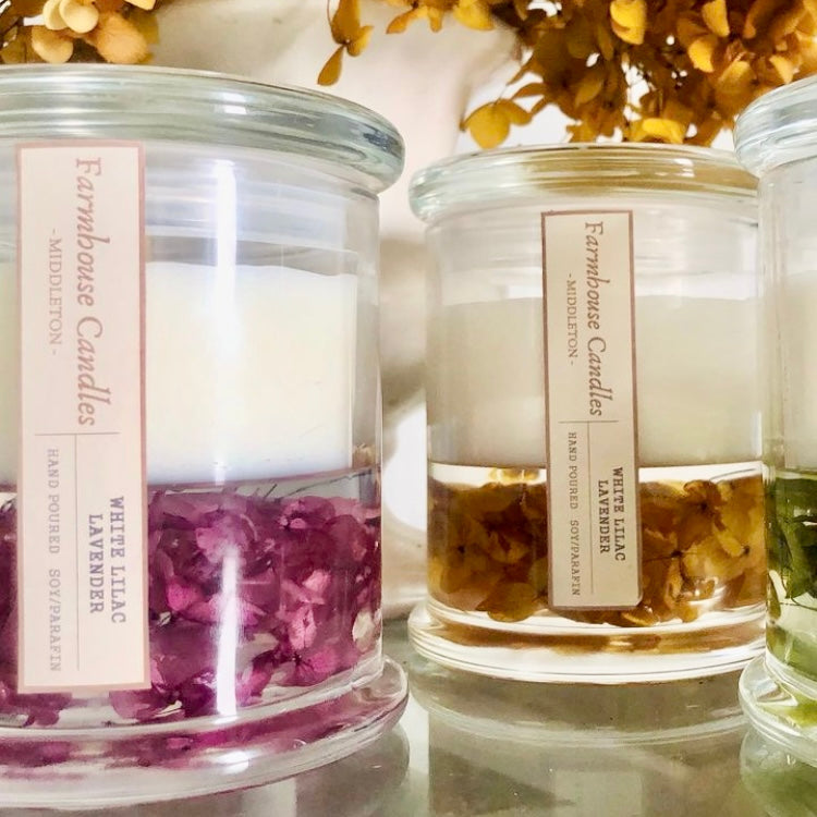 Hydrangea Gel Candle