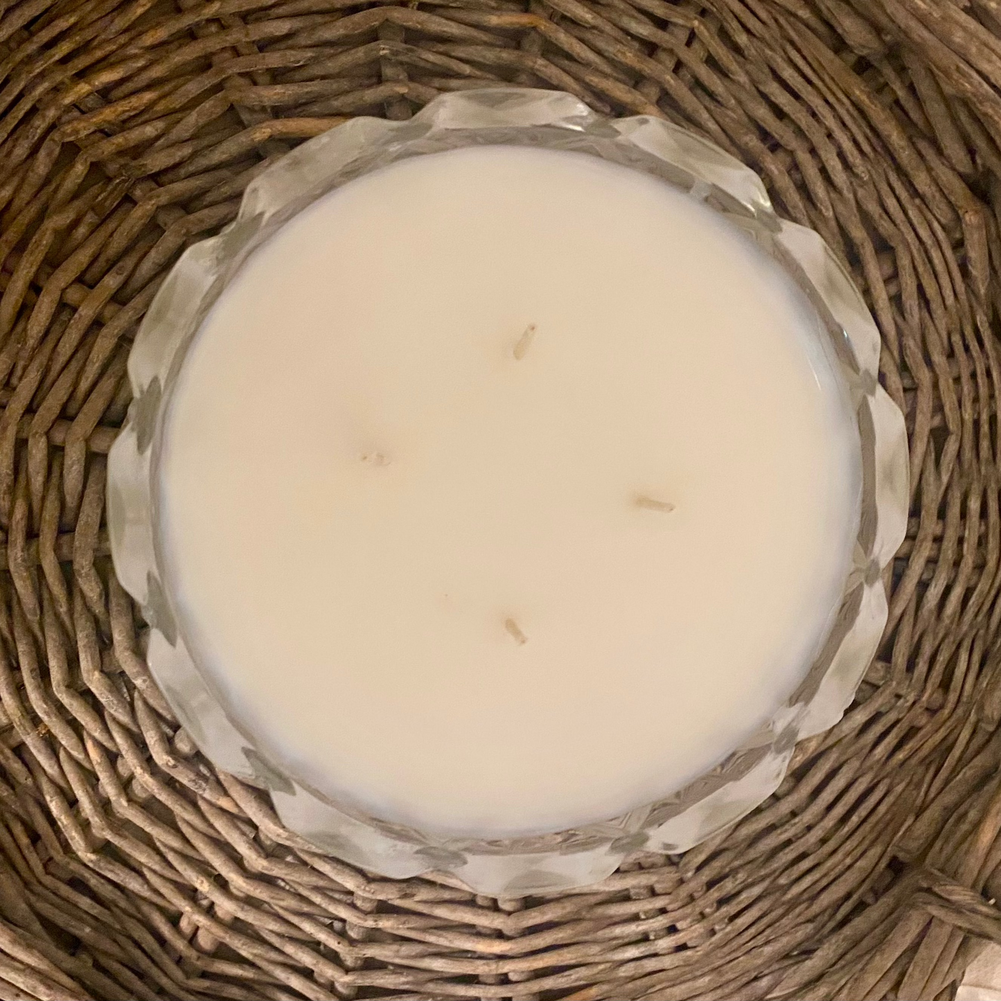 XL Glass Crystal Candle