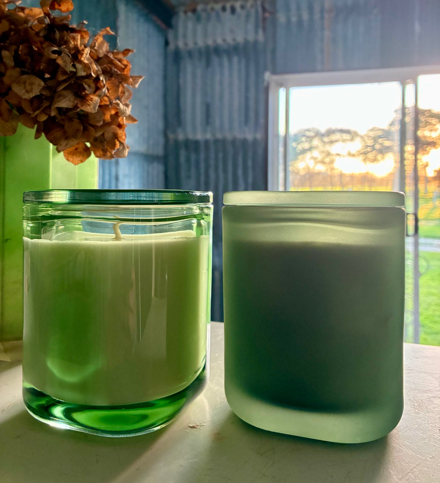 Large Cube candle