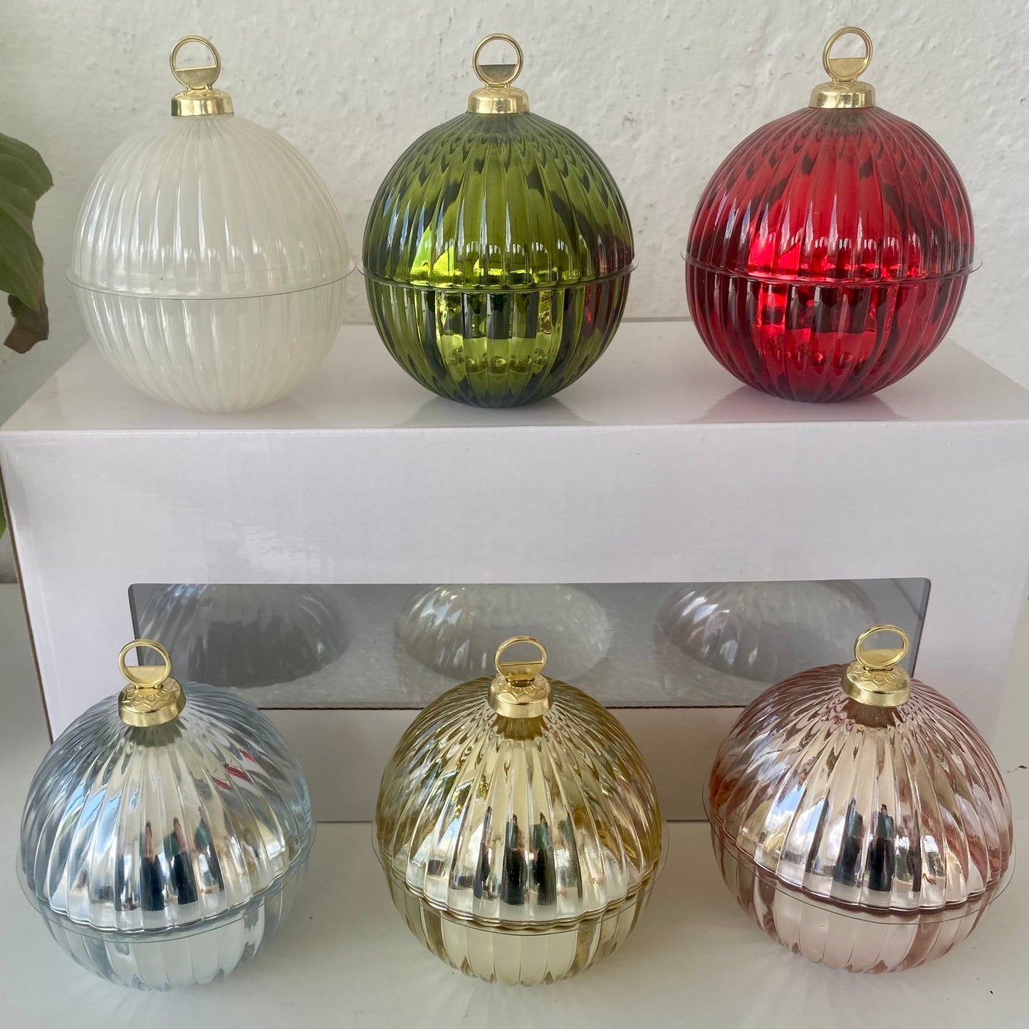 Christmas Bauble Candles