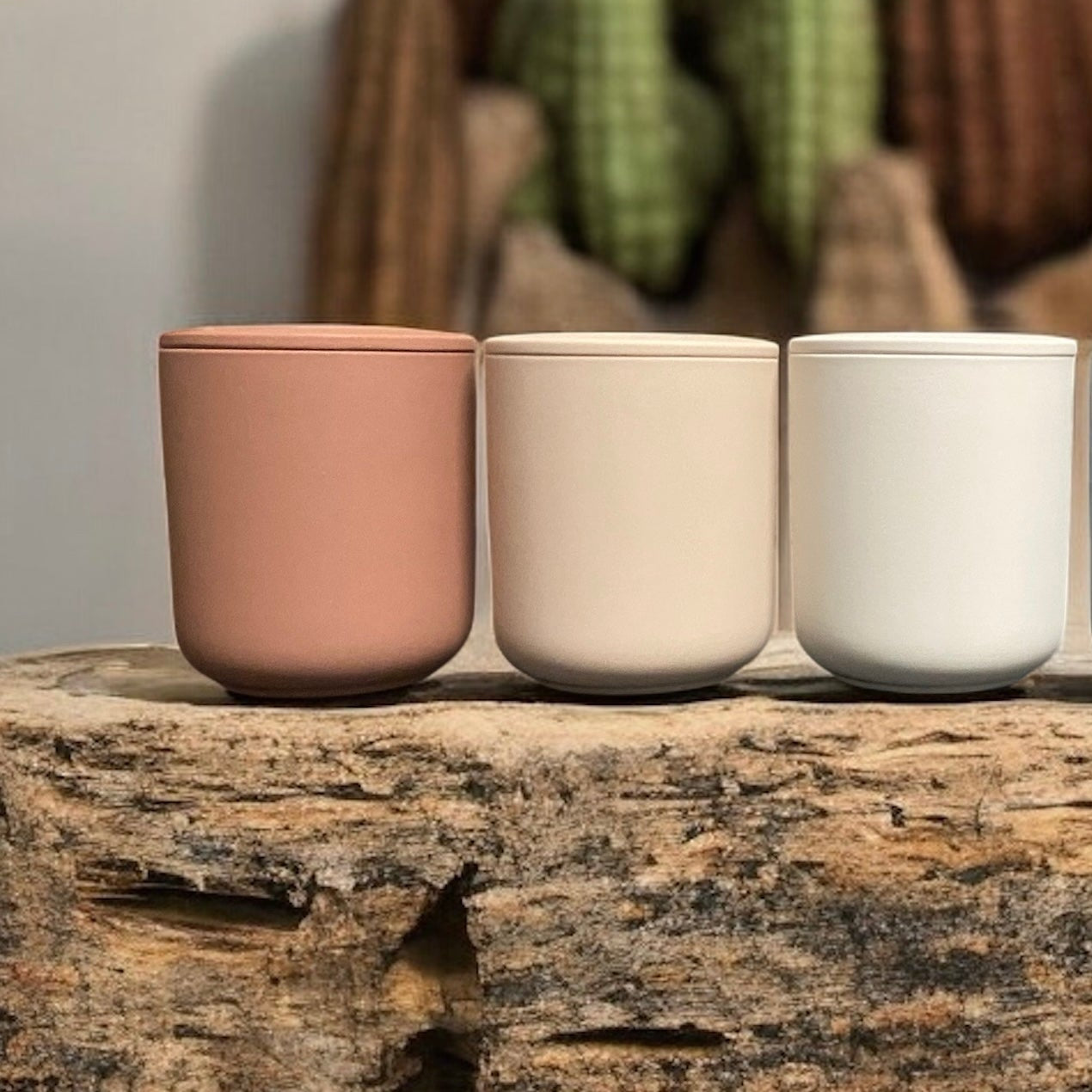 Pastel Ceramic Candle