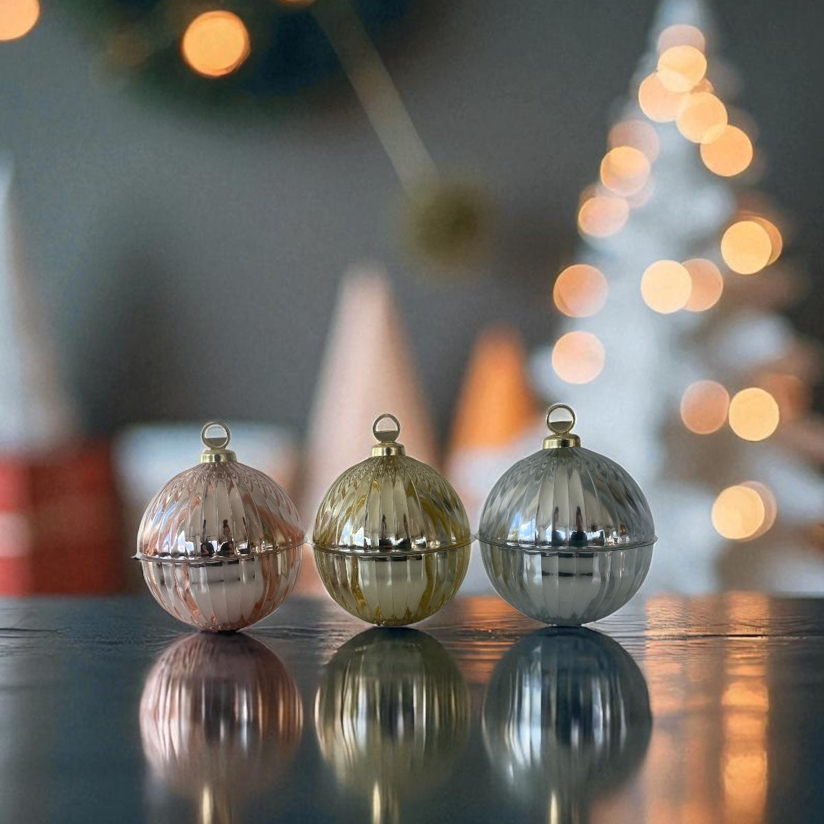 Christmas Bauble Candles