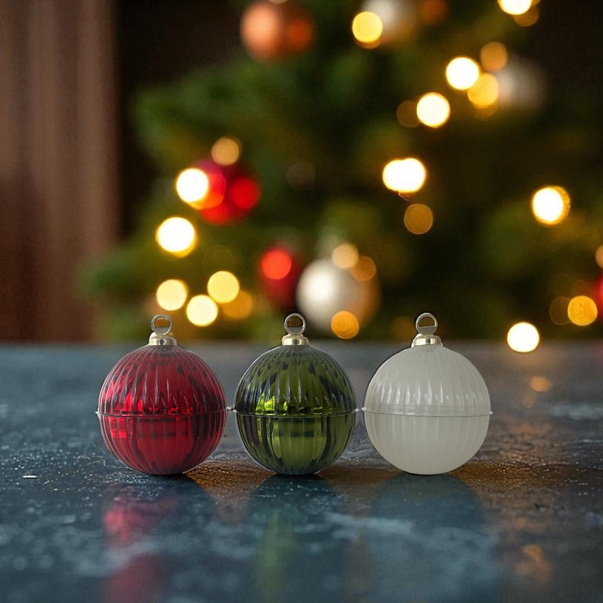 Christmas Bauble Candles